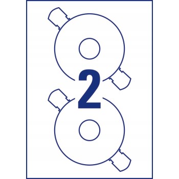 Etykiety A4 białe (100 arkuszy) Q117mm L6043-100 AVERY ZWECKFORM