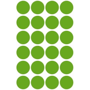 Usuwalne kółka 18mm 96szt./op. zielone 3597 AVERY ZWECKFORM