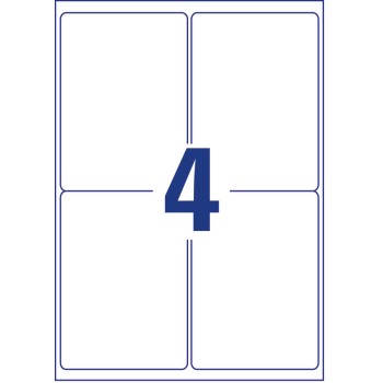 Etykiety kryjące wysyłkowe BlockOut, 99,1x139mm L7169B-100 AVERY ZWECKFORM