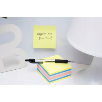 Bloczek samoprzylepny 75x75mm 400k mix neon mango D.RECT (110626)