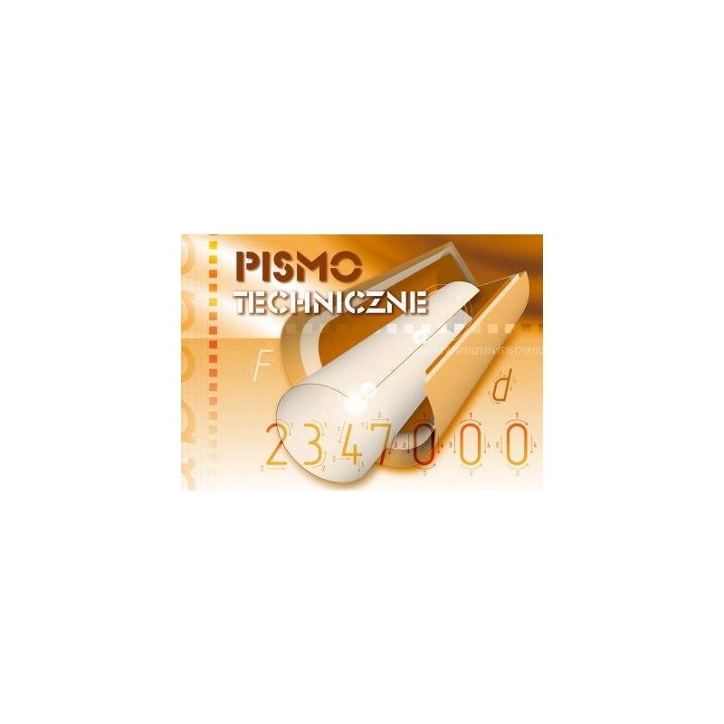 Blok pismo techniczne typ A pochyłe KRESKA