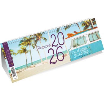 Kalendarz ze spiralką poziomy PLAŻA T-100-2-25 Michalczyk i Prokop