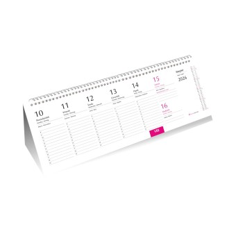 Kalendarz ze spiralką poziomy PLAŻA T-100-2-25 Michalczyk i Prokop