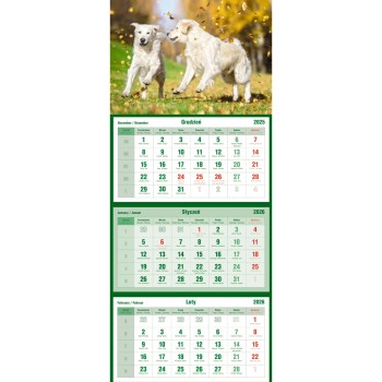 Kalendarz trójdzielny PSY T-105T-09 Michalczyk i Prokop