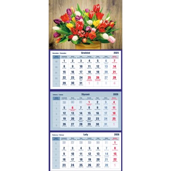 Kalendarz trójdzielny BUKIET T-105T-12 Michalczyk i Prokop