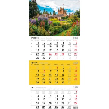 Kalendarz trójdzielny(H) ZAMEK T-106T-03 Michalczyk i Prokop