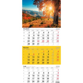 Kalendarz trójdzielny(H) ZACHÓD SŁOŃCA T-106T-12 Michalczyk i Prokop