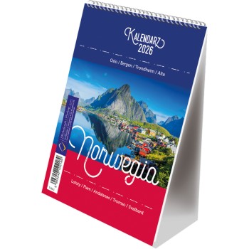 Kalendarz ze spiralką - pion B6 NORWEGIA T-103-03 Michalczyk i Prokop