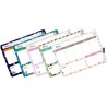 Planer magnetyczny 35x25 tygodniowy z nadrukiem BUBBLE TEA PM-02-37 BIURFOL