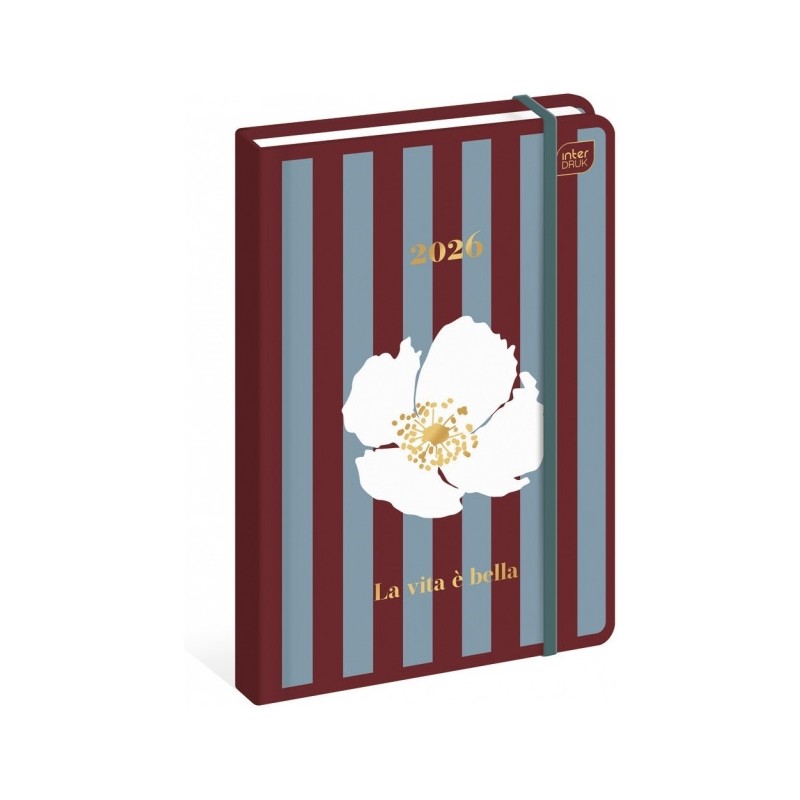 Kalendarz książkowy 2026 A5 192 Metallic Tutto INTERDRUK