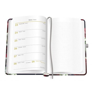 Kalendarz książkowy B5 192 Metallic Stripes INTERDRUK