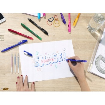 Pióro żelowe ścieralne GELOCITY ILLUSION czarny BCL 943441 BIC