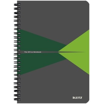 Kołonotatnik LEITZ Office A5 w linie z ok.kar zielony 44590055
