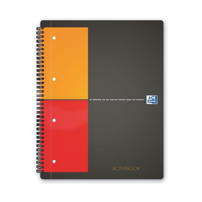 Kołonotatnik A4 80k kratka PP OXFORD Activebook International 100104329