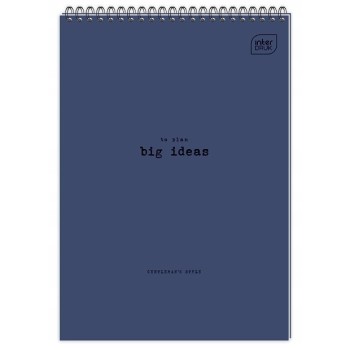 Kołonotatnik A6 100k kratka spirala góra INTERDRUK