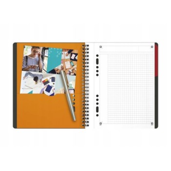 Kołonotatnik A5 80k kratka PP OXFORD Activebook International 100102880