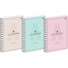 Kołozeszyt B5 100k kratka 90g ACADEMY PASTEL