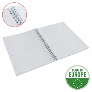 Kołonotatnik Colour`Breeze A4 w kratkę zielony 628477 ESSELTE