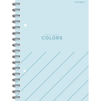 Kołozeszyt A5 80k kratka COLORS 400169232 TOP 2000