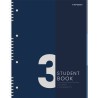 Kołozeszyt A5 100k kratka 3 przedmioty STUDENT BOOK 400179522 TOP 2000