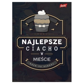 Brulion A5 96k. kratka półtwarda oprawa UNIPAP