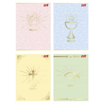 Zeszyt A5 32k kratka RELIGIA laminowany UNIPAP 1032