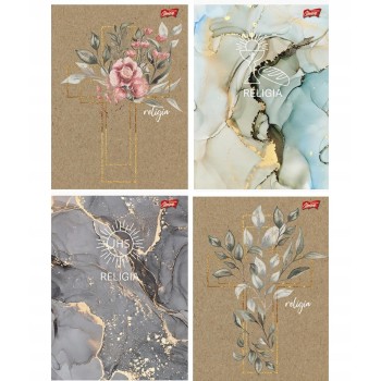 Zeszyt A5 60k kratka cień RELIGIA laminowany UNIPAP