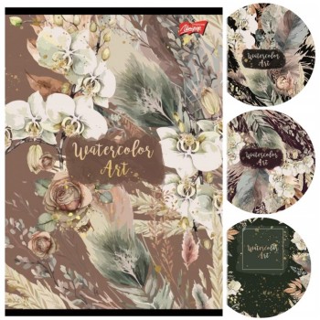 Zeszyt A5 60k kratka WATERCOLOR ART. laminowany UNIPAP