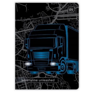 Zeszyt A5 32k 3-linia UV mix INTERDRUK