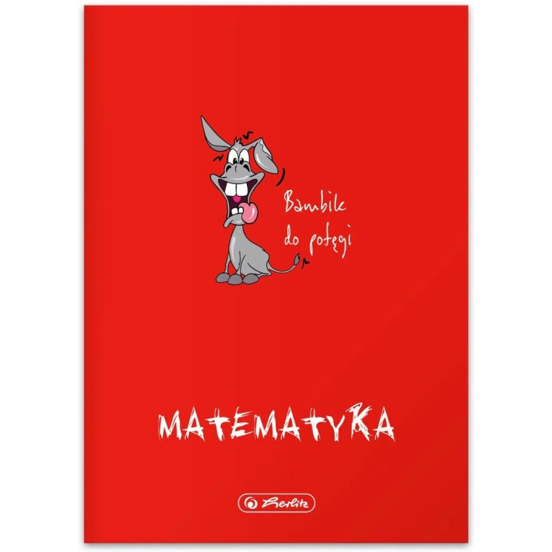 Zeszyt szkolny przedmiotowy A5 60 kartek w kratkę 70g MATEMATYKA 9500011 HERLITZ