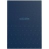 Zeszyt szkolny z twardą okładką A5 Brulion 96 kartek w kratkę COLORS 400169200 TOP 2000