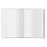 Zeszyt szkolny z twardą okładką A5 Brulion 96 kartek w kratkę COLORS 400169200 TOP 2000