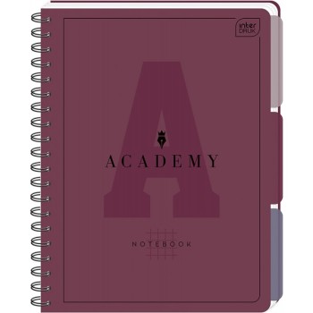 Kołozeszyt A4 100k. kratka 90g przekł PP ACADEMY