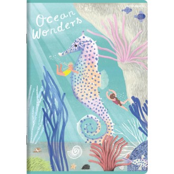 Zeszyt A5 32k 3linia kolorowa OCEAN WONDERS 400182345 TOP 2000