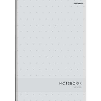 Zeszyt szkolny A4 Brulion 96 kartek w kratkę z marginesem MEGAMIX 400181774 TOP 2000