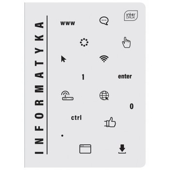 Zestaw zeszytów A5 60k klasa 5-6 (10szt) Pol Fiz Niem Geo Bio Chem Ang Hist Inf Mat INTERDRUK