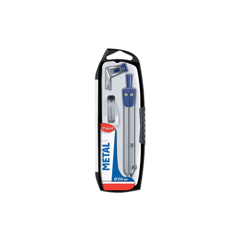 Cyrkiel START zestaw 3 elementy pudełko z zawieszką MAPED 197512