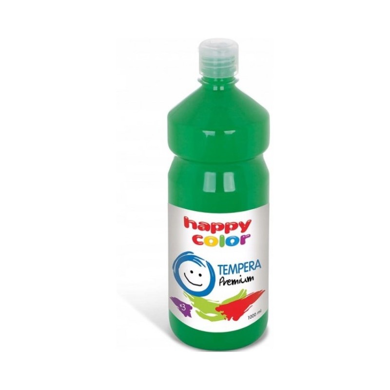 Farba TEMPERA Premium 1000ml zielona HAPPY COLOR 3310 1000-5