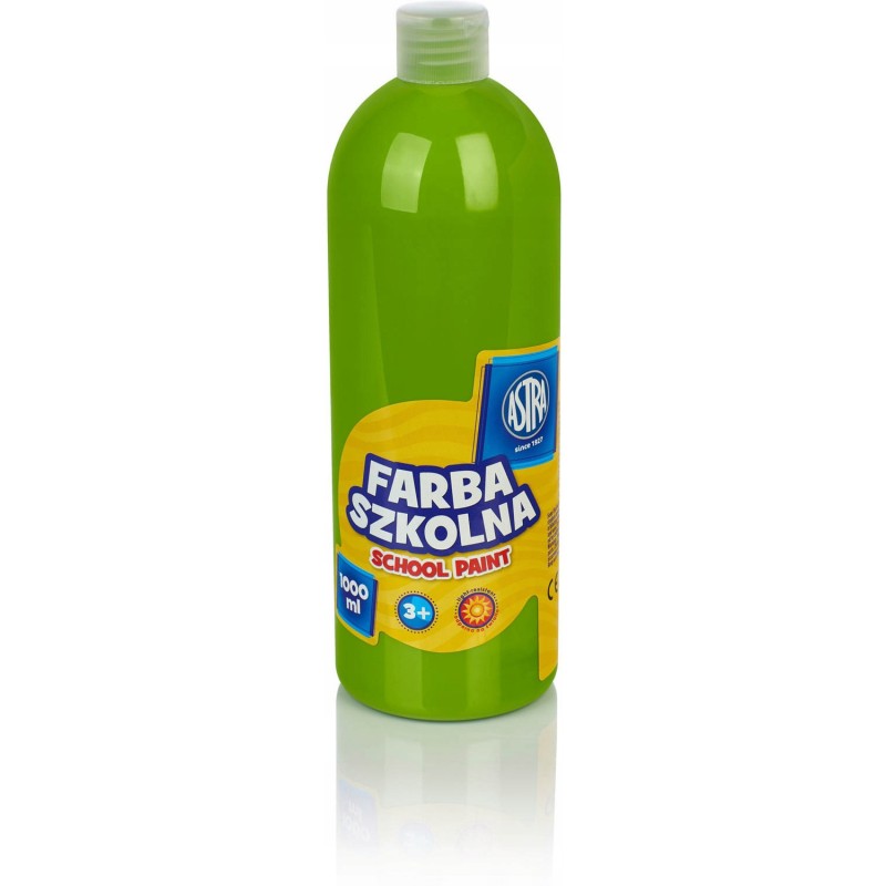 Farba plakatowa szkolna 1000ml limonkowa 301217045 ASTRA