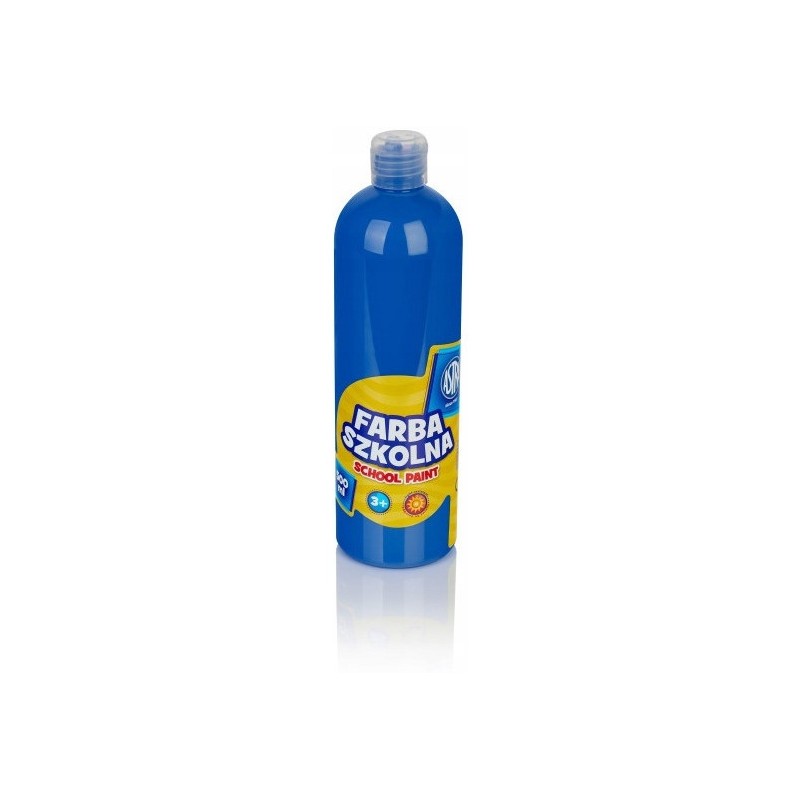 Farba plakatowa w tubkach 500ml szkolna niebieska ciemna 301109004 ASTRA