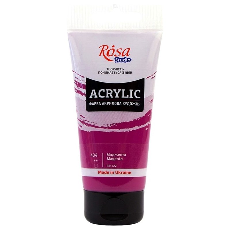 Farba akrylowa Rosa Studio 75ml MAGENTA 434