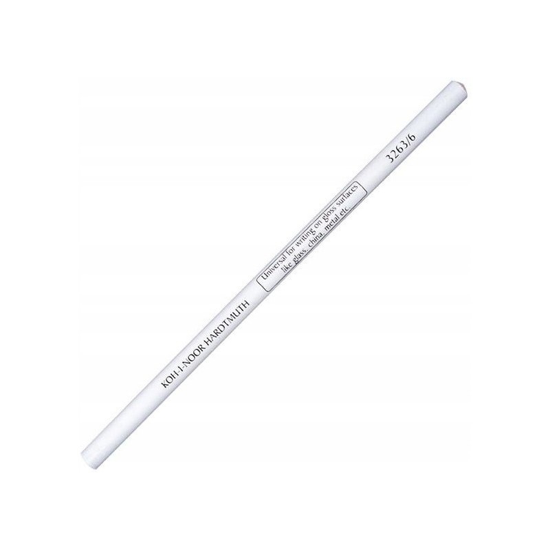 Kredka DERMATOGRAF 3263/6 biała KOH-I-NOOR