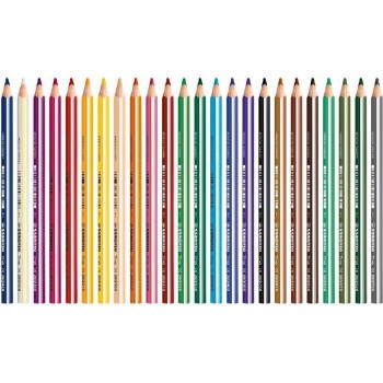 Kredki TRIO grube 203/24-01 24kol. pud. z zawieszką STABILO