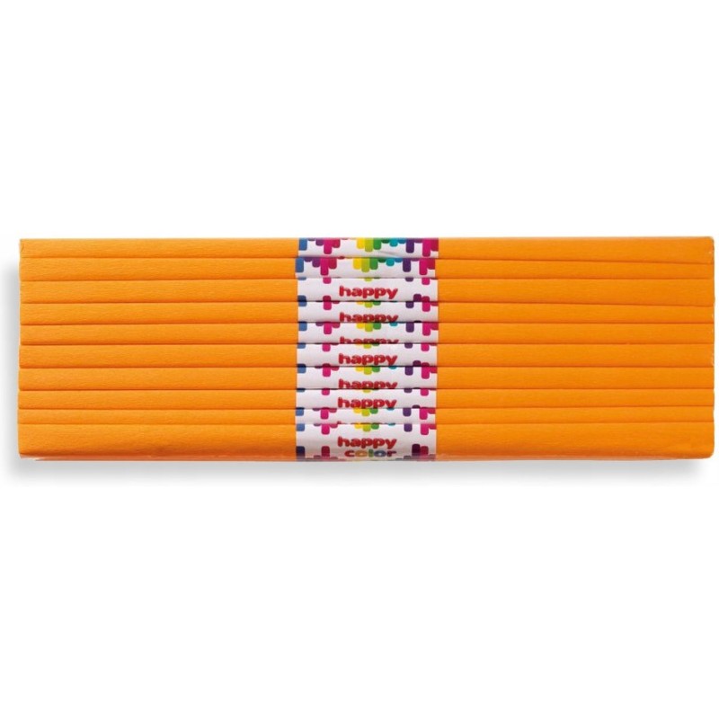 Bibuła marszczona 50x200cm 5020-4 pomarańczowa HAPPY COLOR