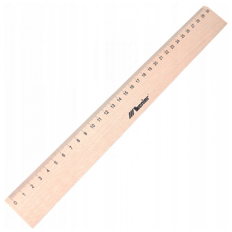 Linijka drewniana 30cm 30062 LENIAR