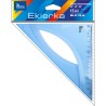 Ekierka równoramienna 13cm NIEBIESKA BL013-B TETIS