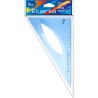 Ekierka prostokątna 19cm NIEBIESKA BL014-B TETIS