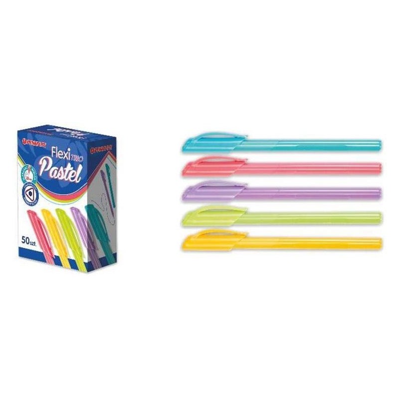 Długopis FLEXI Trio Pastel niebieski TT7893 TADEO