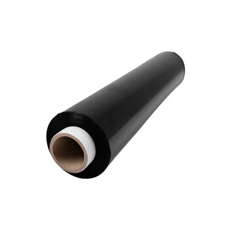 Folia stretch NATUNA 2,5kg 23mic czarna rozciągliwość 170% (około 230m)
