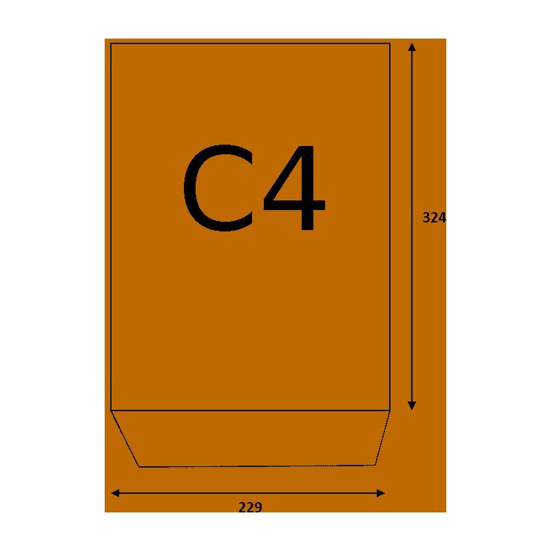 Koperty C4 NK brązowe 90g (500) 31613020 NC